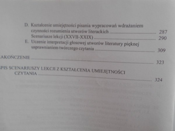 Regina Pawłowska • Metodyka ćwiczeń w czytaniu