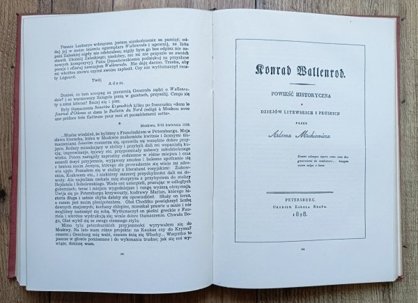 Mickiewicz: Zbiór listów, wierszy i rozmów z lat 1817-1831