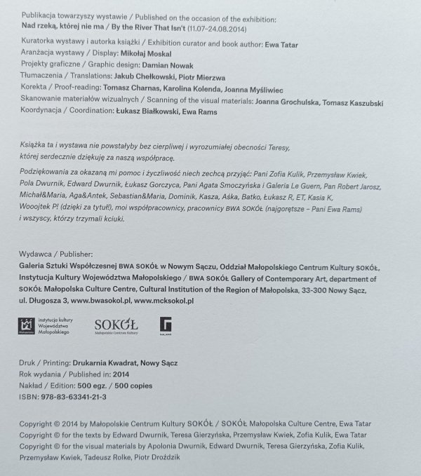 Nad rzeką, której nie ma / Teresa Gierzyńska, Edward Dwurnik