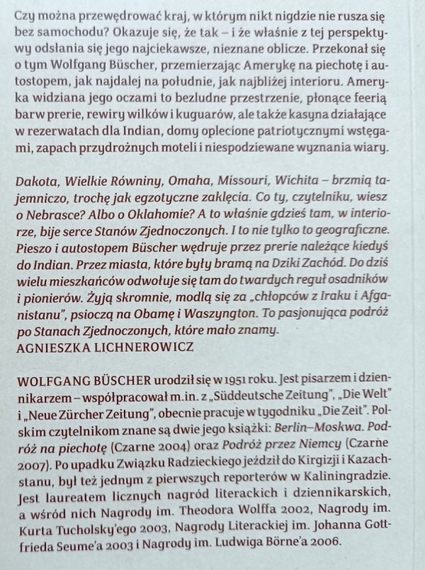 Wolfgang Buscher Hartland. Pieszo przez Amerykę