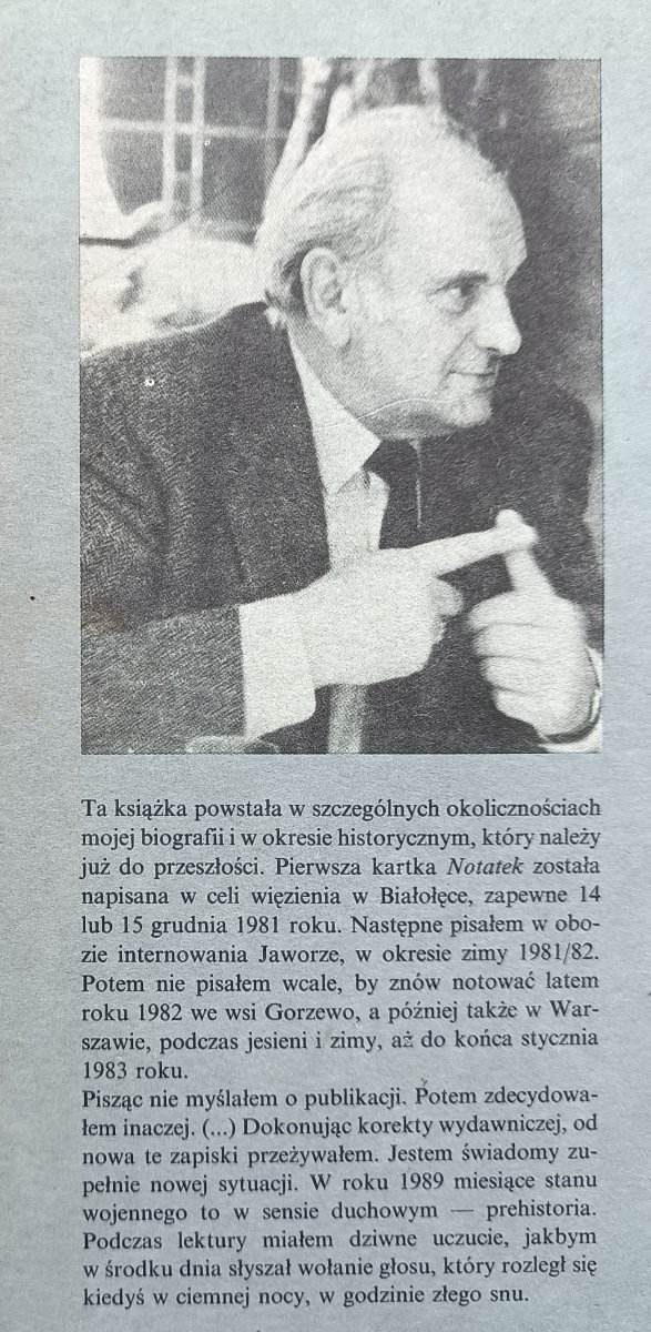 Andrzej Szczypiorski Z notatnika stanu wojennego