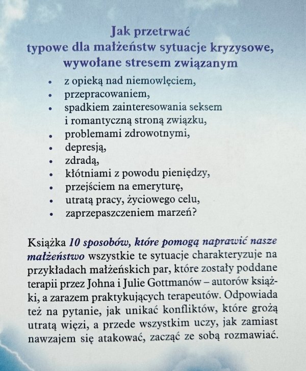 10 sposobów, które pomogą naprawić nasze małżeństwo