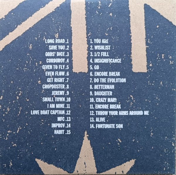 Pearl Jam Perth Australia February 23rd 2003 2CD