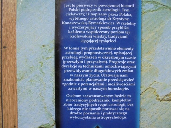 Krystyna Konaszewska-Rymarkiewicz • Astrologia. Progresje, dyrekcje