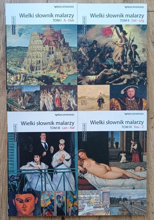 Wielki słownik malarzy / komplet / Klasycy sztuki