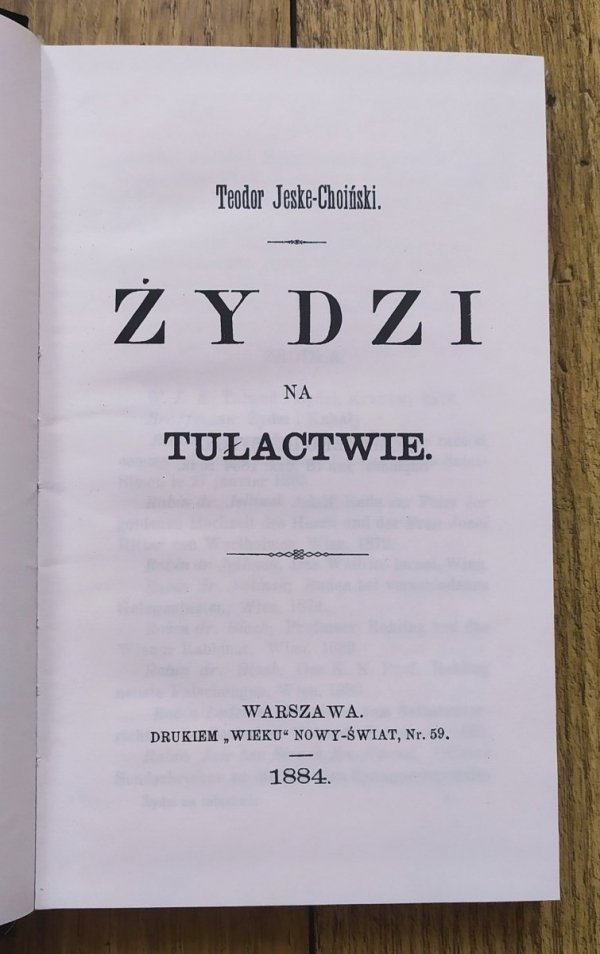 Teodor Jeske-Choiński Żydzi na tułactwie