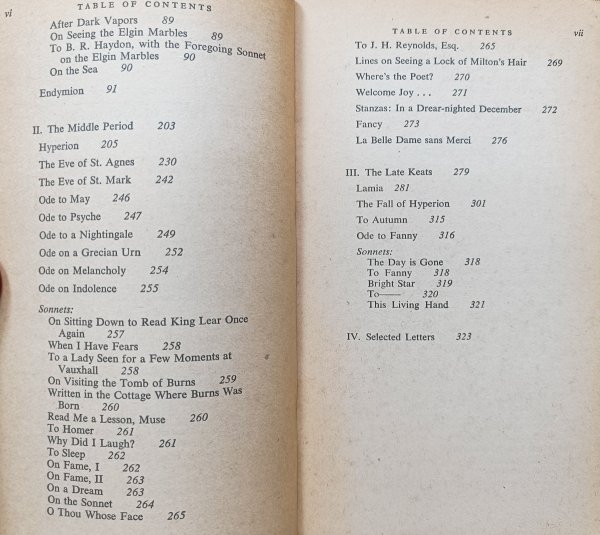 The Selected Poetry of John Keats