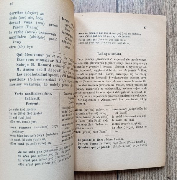 Stanisław Goldman Samouczek francuski / 1919