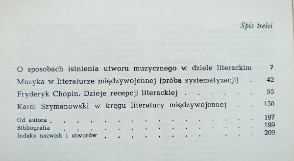 Józef Opalski Chopin i Szymanowski w literaturze dwudziestolecia międzywojennego