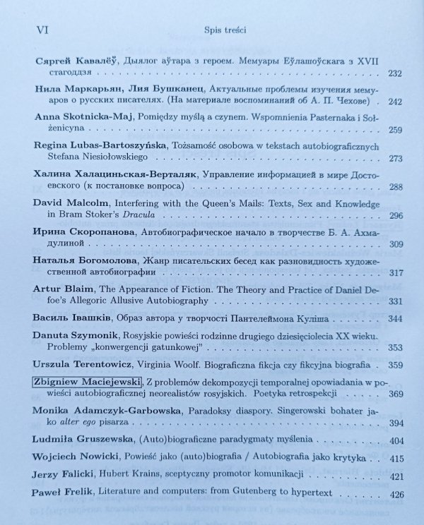 Literatura i komunikacja. Od listu do powieści autobiograficznej