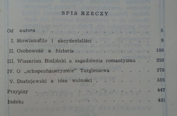 Andrzej Walicki • Osobowość a historia. Studia z dziejów literatury u myśli rosyjskiej