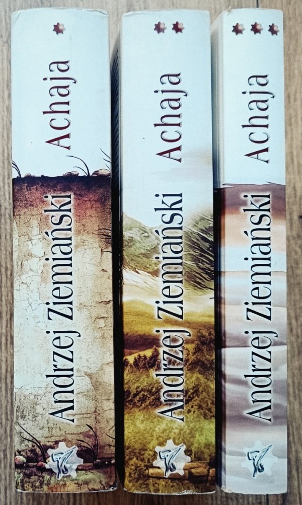 Andrzej Ziemiański Achaja [komplet 3 tomów]