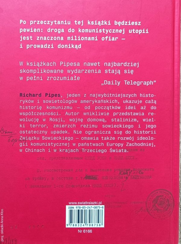 Richard Pipes Komunizm