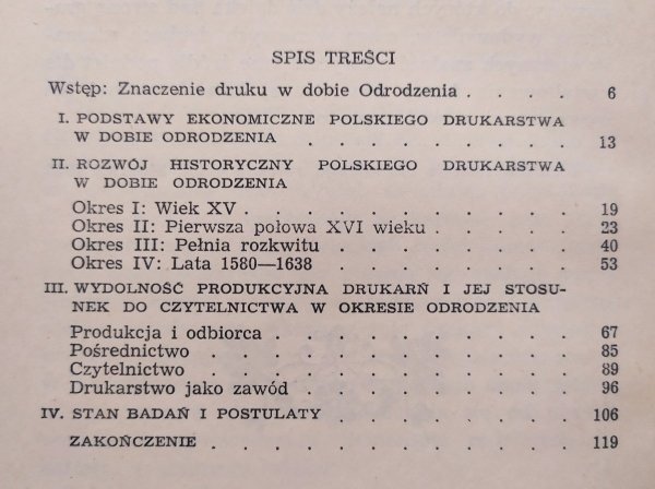 Alodia Kawecka-Gryczowa Rola drukarstwa polskiego w dobie Odrodzenia