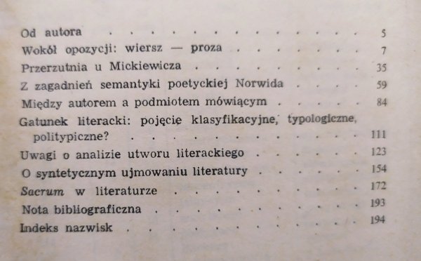 Stefan Sawicki Poetyka. Interpretacja. Sacrum