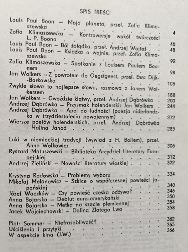  Literatura na Świecie 7 (78) 1978