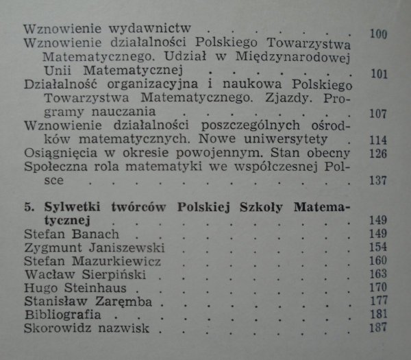 Kazimierz Kuratowski • Pół wieku matematyki  polskiej 1920-1970