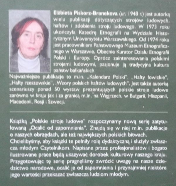 Elżbieta Piskorz-Branekova • Polskie stroje ludowe