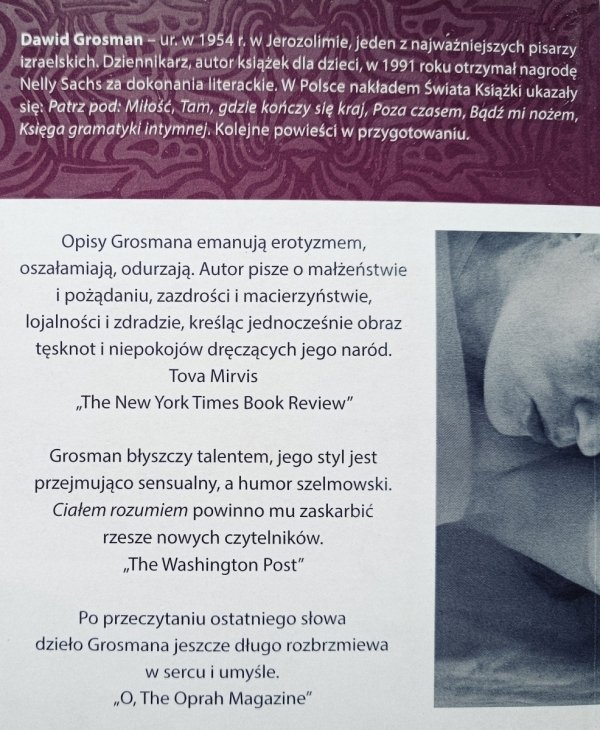 Dawid Grosman Ciałem rozumiem