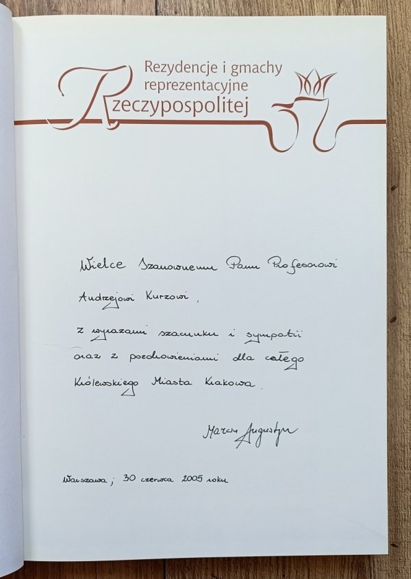 Rezydencje i gmachy reprezentacyjne Rzeczypospolitej