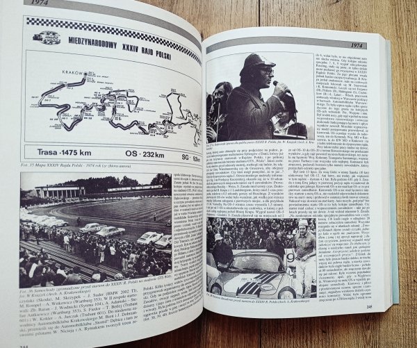 Jerzy Lis Pędzą samochody, mijają lata 1908-1998. Krakowski sport samochodowy
