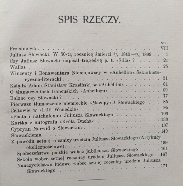 Wiktor Hahn Szkice literackie o Juliuszu Słowackim [1909]