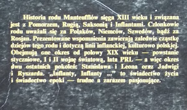 Zbigniew Szopiński • Inflanty, Inflanty...