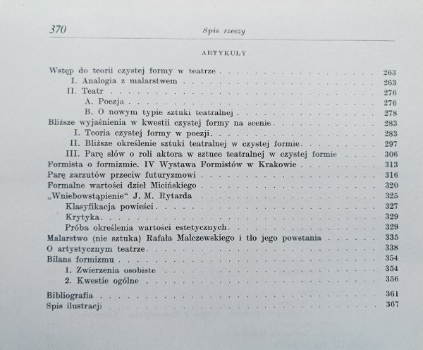 Stanisław Ignacy Witkiewicz Nowe formy w malarstwie i inne pisma estetyczne / 1959