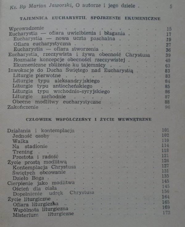Max Thurian • O Eucharystii i modlitwie
