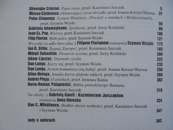 Literatura na świecie 5-6/2008 • Rumunia II