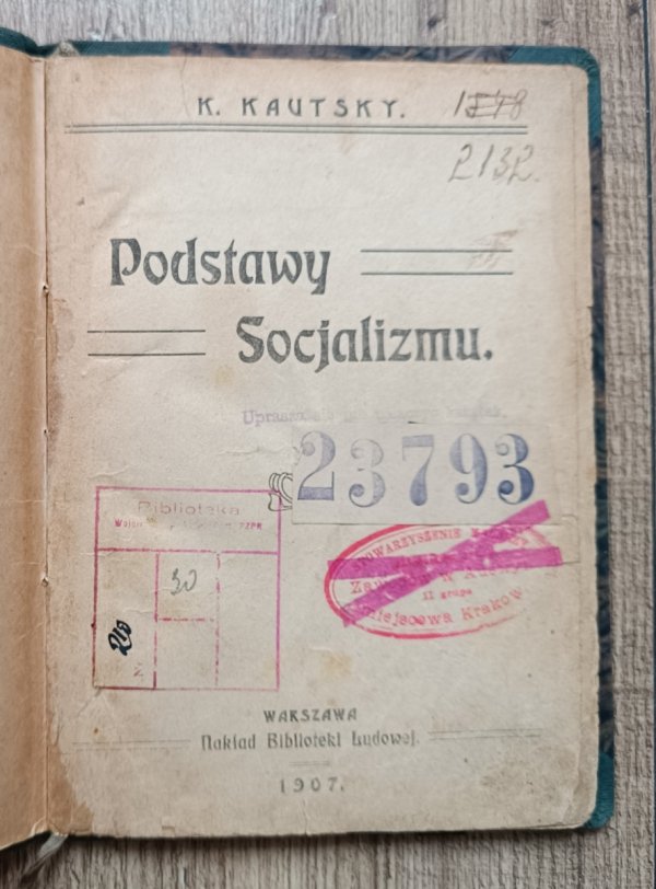Karol Kautsky  Podstawy socjalizmu