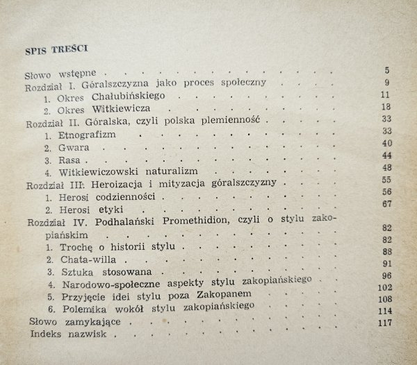 Jan Majda Góralszczyzna w twórczości Stanisława Witkiewicza