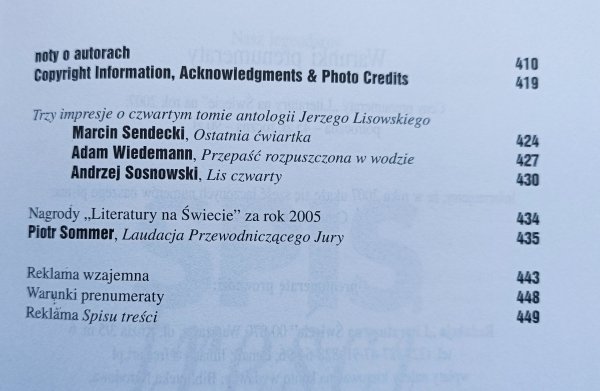 Literatura na Świecie 11-12/2006