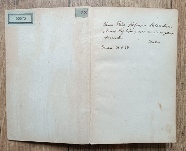 Władysław Berkan Życiorys własny [dedykacja Władysława Berkana]