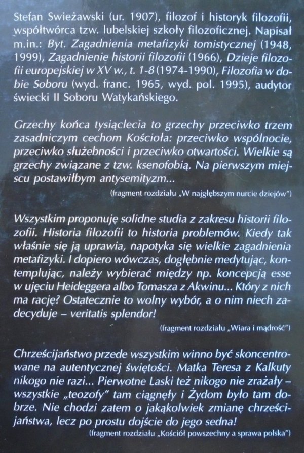 Stefan Swieżawski • Lampa wiary. Rozważania na przełomie wieków