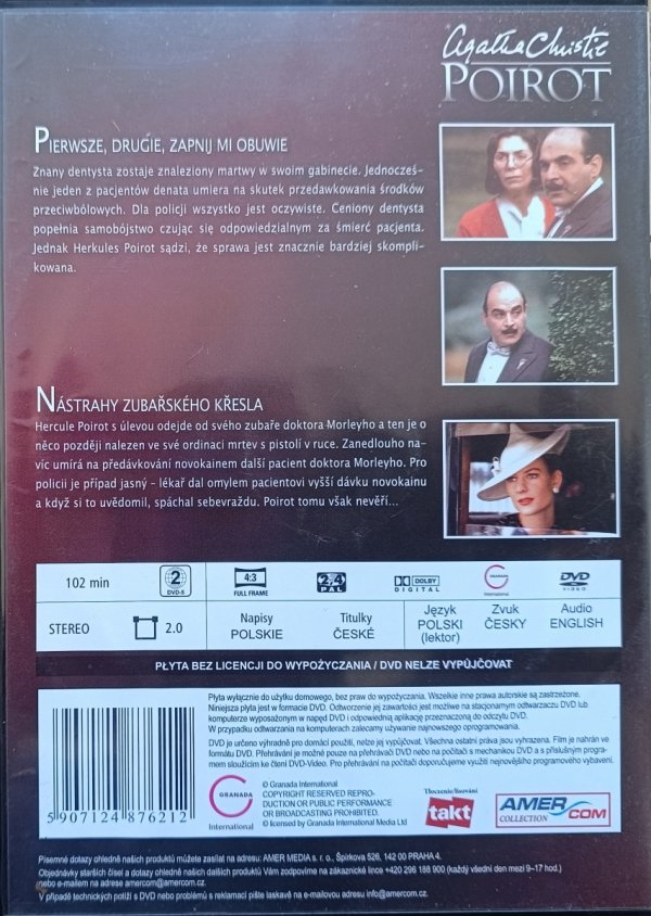 Agatha Christie's Poirot / serial 19 DVD