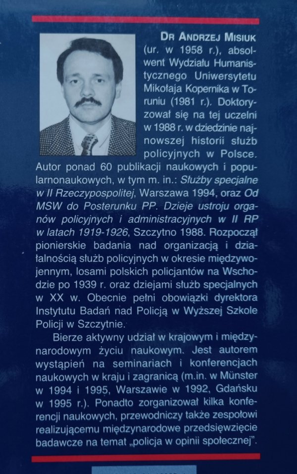 Andrzej Misiuk Policja Państwowa 1919-1939