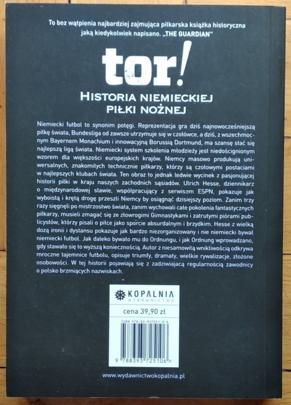 Hesse Ulrich • Tor! Historia niemieckiej piłki nożnej