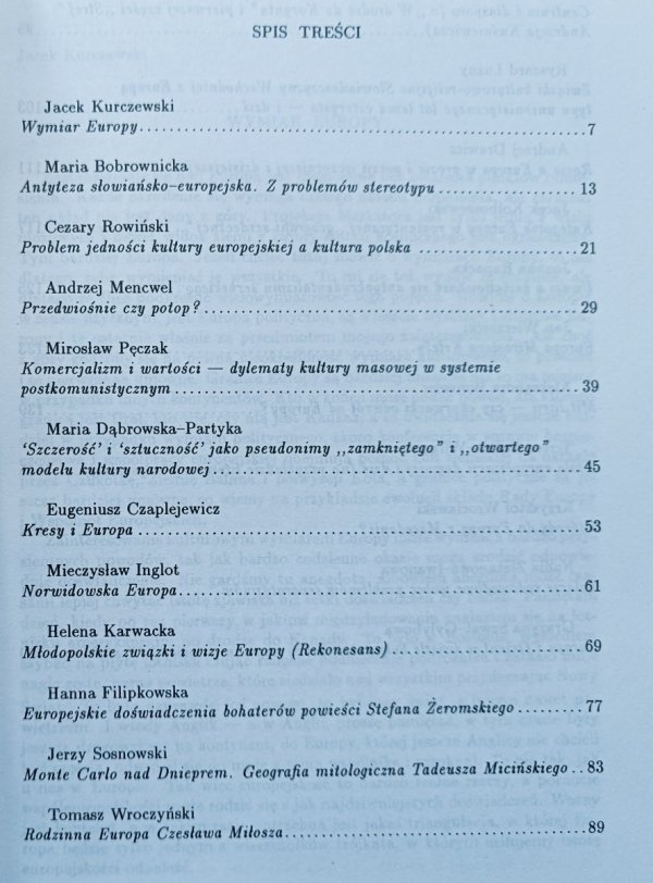 Kategoria Europy w kulturach słowiańskich