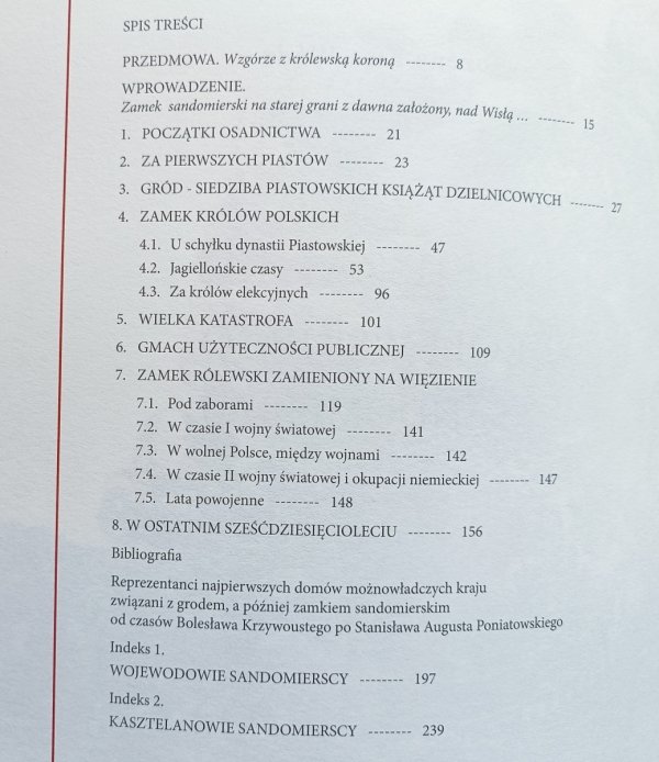 Bożena Ewa Wódz Dzieje Zamku Królewskiego w Sandomierzu