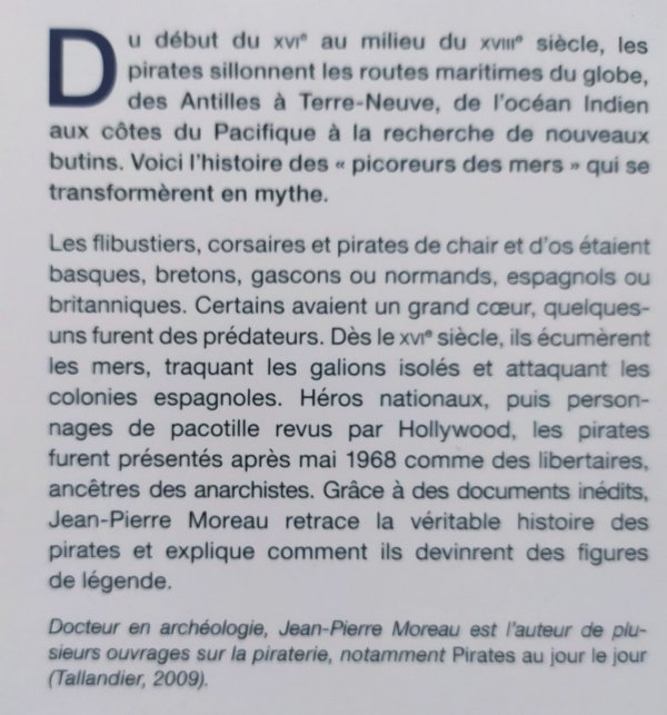 Jean-Pierre Moreau Une histoire des pirates. Des mers du Sud a Hollywood