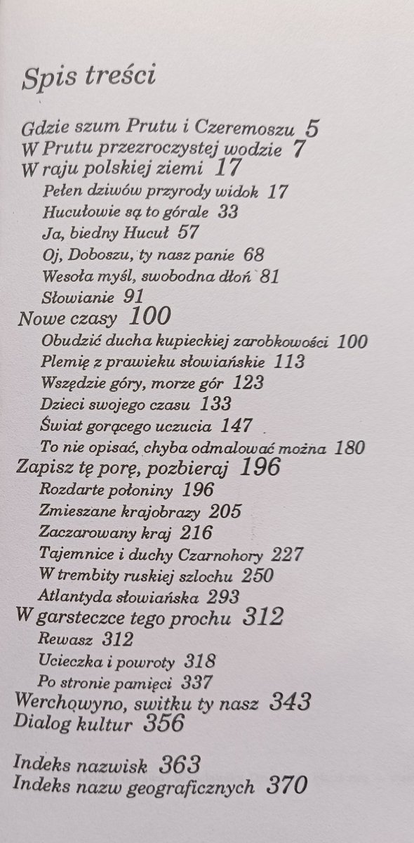 Jan A. Choroszy Huculszczyzna w literaturze polskiej
