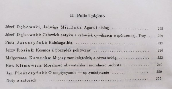Liberalizm i polis: przeszłość i przyszłość