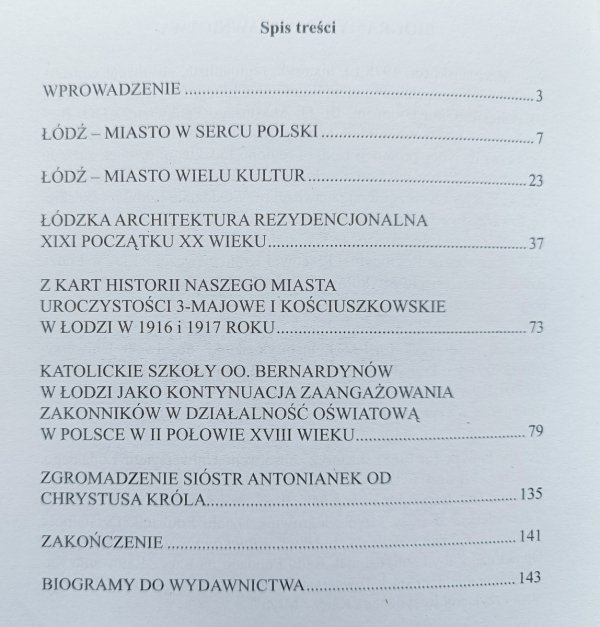 red. Innocenty Marek Rusecki Szkice z dziejów Łodzi