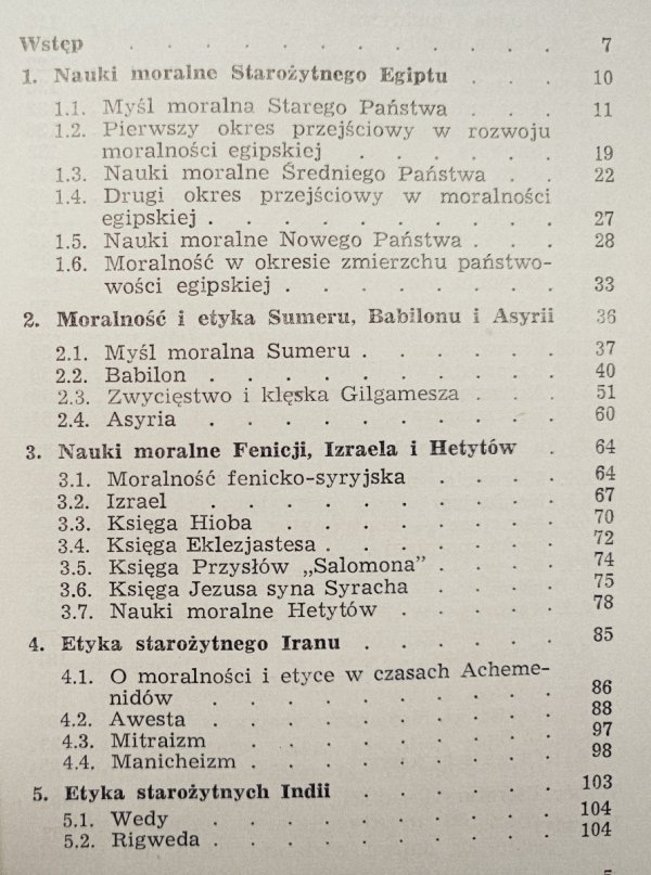 Stanisław Jedynak Etyka Starożytnego Wschodu