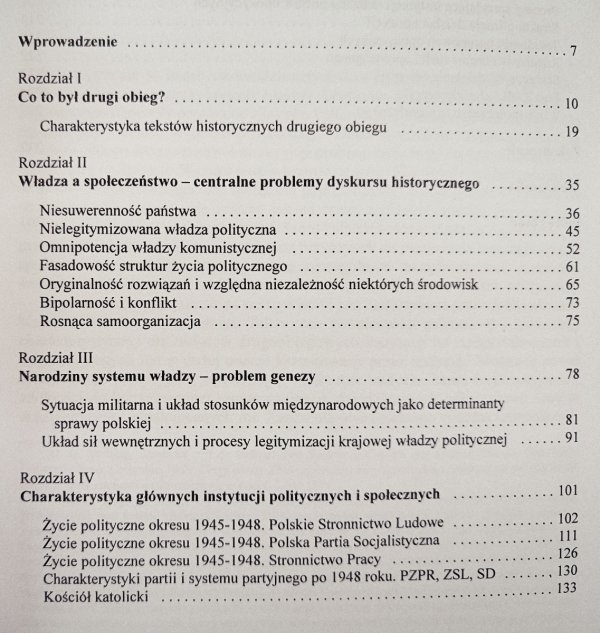 Jak się pisało o historii. Problemy polityczne powojennej Polski w publikacjach drugiego obiegu
