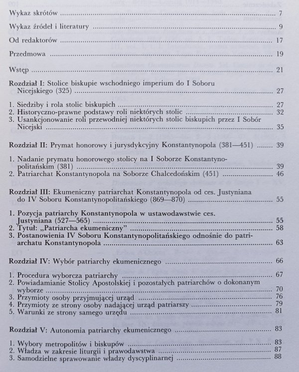Konstantynopol stolicą ekumenicznego patriarchatu 325-870