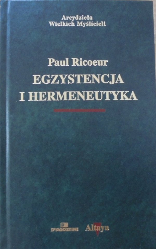 Paul Ricoeur • Egzystencja i hermeneutyka [zdobiona oprawa]