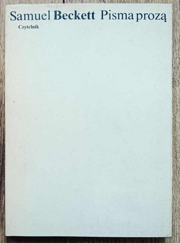 Samuel Beckett Pisma prozą