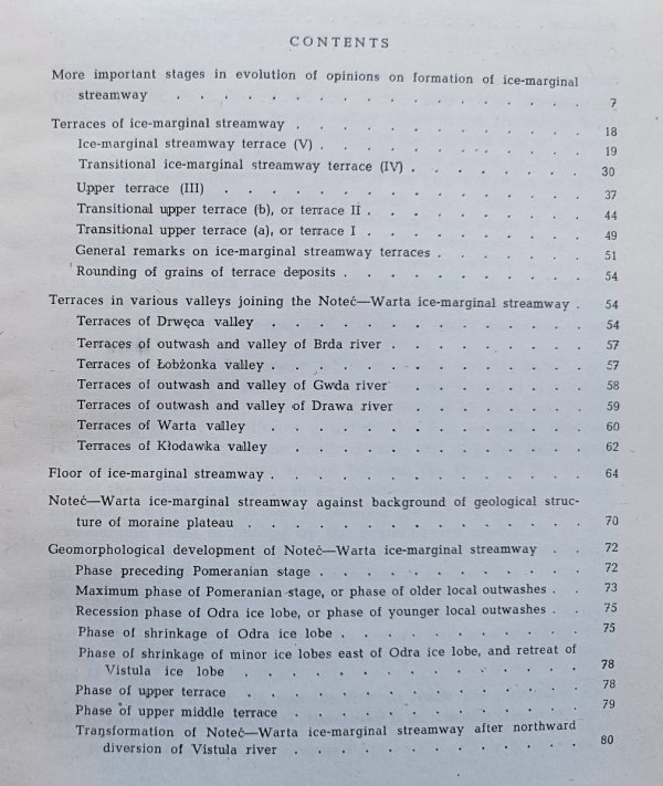 Rajmund Galon Morphology of the Noteć-Warta (or Toruń-Eberswalde) Ice Marginal Streamway